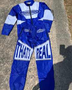 Ensembles personnalisés pour hommes Deux pièces Impression DTG personnalisée Jogging deux pièces en nylon zippé Ensemble court et short coupe-vent Short et veste de survêtement - Product Image 5