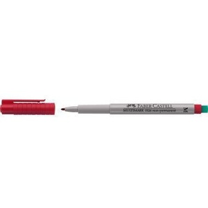 Marcador Rojo Faber-Castell MULTIMARK 1526 de 1 mm, Categoría de Producto: Lápiz - Product Image 1
