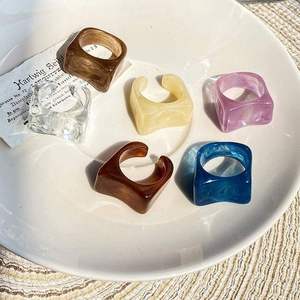 Bagues en résine au design imperméable très attrayant, qualité admirable, fonctions, à porter pour les fêtes, bagues en résine au design luxueux, produit - Product Image 3