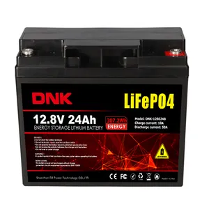 12 וולט 12.8V 24Ah 54Ah LiFePO4 סוללת ליתיום נטענת עם bms לאופנוע, תאורה סולארית, דיג טאקאיה מחזור עמוק