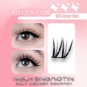 Cils en grappe personnalisables bricolage en gros marque privée C Curl 0.15mm 10mm segment Kit d'extension prédécoupé cils cluster de bricolage - Product Image 2