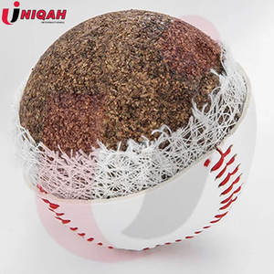 Pelotas de béisbol profesionales con logotipo impreso personalizado, cuero PU PVC de grano completo, costura plana, lana elevada, corcho, entrenamiento de Softball, peso - Product Image 3