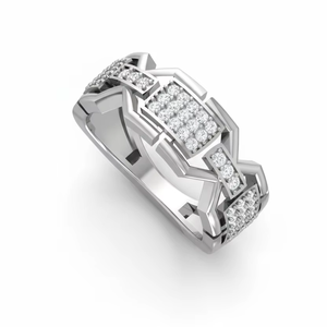 14K Gold Diamond <b>Ring</b> for Women – Luxury Elegant Statement Jewelry - Product Image 1