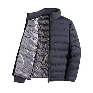 Veste matelassée pour homme, surdimensionnée, grande taille, hiver, épaisse, chaude, logo personnalisé, vêtements à bulles - Product Image 2