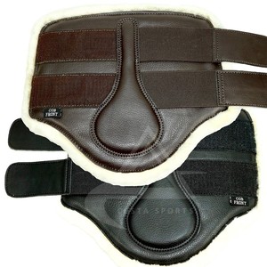 หนังเทียมทนทานรองเท้าแปรงม้ารองเท้าป้องกันม้าผลิตภัณฑ์ขี่ม้าที่ขายดีที่สุดแปรงบูต - Product Image 1