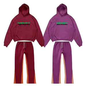 Nouveau survêtement élégant pour homme en coton délavé à l'acide, fabriqué directement en usine / Couleur personnalisée pour survêtement homme délavé à l'acide OEM - Product Image 6