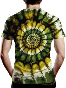 Camiseta Tie Dye de Algodón 100% con Diseño Elegante para Hombre, Corte Holgado, Nueva Llegada, Diseño Personalizado, Calidad Superior, Camiseta Tie Dye para Adultos - Product Image 5