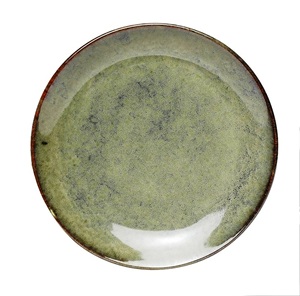 Service de vaisselle en porcelaine verte, 6 pièces, finition brillante personnalisée, fabrication artisanale, design moderne et luxueux, écologique, articles de cuisine - Product Image 1