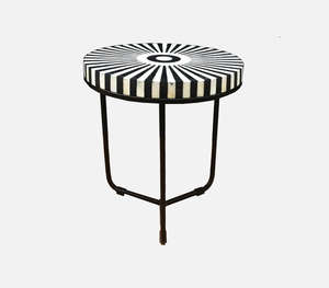 โต๊ะข้างฝังลายดอกไม้สไตล์ร่วมสมัยทำด้วยมือสำหรับห้องนั่งเล่นสไตล์สูงเฟอร์นิเจอร์กาแฟหรูหราสำหรับบ้าน - Product Image 2