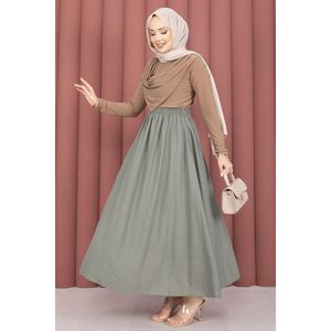 Hauts en tricot pour femmes Sandy Body, couleur camel, avec détail drapé - Product Image 2