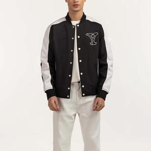 Personalizable OEM hombres de béisbol Letterman chaquetas con bordado de chenilla personalizado Varsity chaqueta con logotipo - Product Image 1