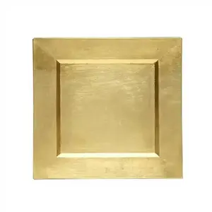 Plato de Presentación de Metal Martillado en Tono Cobre, el Mejor Plato de Presentación Elegante, Precio Económico, Venta Rápida, Platos y Vajilla de Madera - Product Image 4