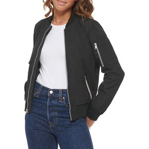 2025 haute qualité OEM/ODM femmes mode Bomber veste hiver chaud vêtements d'extérieur léger fermeture éclair manteau décontracté Streetwear - Product Image 4