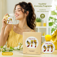 OEM ODM 75ml Eau de Parfum Fraîche Fruité Sucré Parfum Longue Durée Coffret Cadeau Fournisseur en Gros