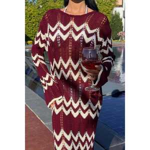 Abito Boho Traforato Birit 2839 per il Tempo Libero - Product Image 1