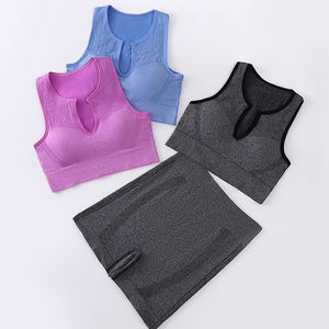 Ensemble 2 pièces tendance pour femme : soutien-gorge de sport et short taille haute pour le Pilates et le yoga - Product Image 2