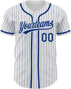 Jersey de béisbol abotonado personalizado sublimado equipo uniforme aparejos sarga bordado nombre Número secado rápido transpirable malla ajuste - Product Image 2