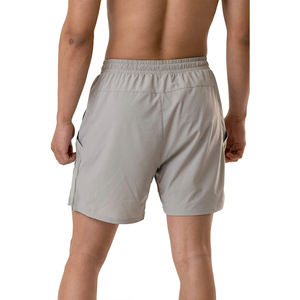 2025 proveedor de fábrica 100% poliéster secado rápido gimnasio desgaste hombres pantalones cortos hombres Fitness correr corto - Product Image 2