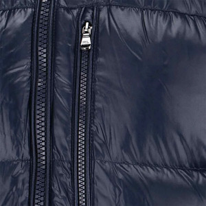 Doudoune en polyester pour hommes adultes Doudoune d'hiver chaude de couleur bleu marine pour adulte - Product Image 5
