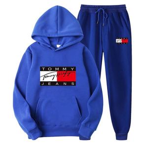 Wholesale 2 Piece Tracksuit Custom Logo Jogging Sweat <b>Track</b> <b>Suit</b> - Product Image 4