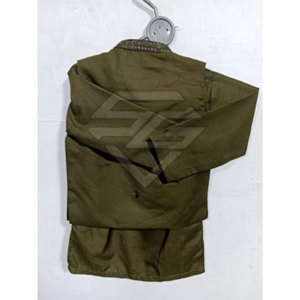 Chaleco Étnico para Niños, Kurta Pajama 100% Algodón, Vestido Tradicional Cómodo para Toda Ocasión, Ropa de Fiesta Premium de Secado Rápido - Product Image 4