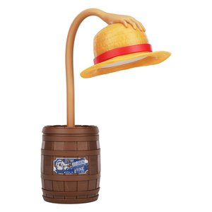Straw Hat Posing Desk <b>Lamp</b> PP14468OPNF - Product Image 1
