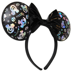 H.E.R ACCESORIOS Con licencia Disney Minnie Mouse Orejas Disfraz Diadema con lazo y orejas de personaje Lazo negro Edades 3 + - Product Image 4