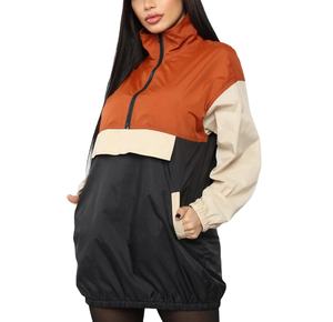 Veste coupe-vent en nylon en gros, pull-over, sport, respirante, à capuche, imperméable, veste de sport décontractée pour femmes - Product Image 5