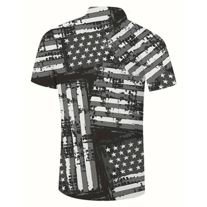 Nueva tendencia de moda para hombre, camisa Polo con estampado de camuflaje, ajuste relajado, camisa Polo informal de verano, camisa informal transpirable holgada - Product Image 5