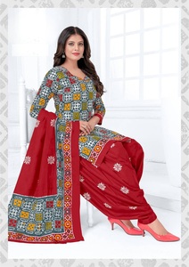 Tela de Algodón Grueso con Dupatta de Algodón Mal Mal para Vestidos, Material para Venta al por Mayor - Product Image 6