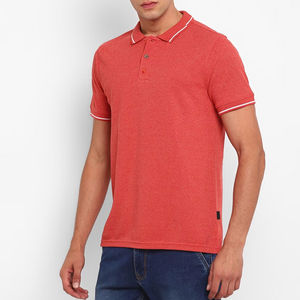 Polo à manches courtes pour hommes, respirant, avec logo personnalisé, broderie, vente en gros de tissus tricotés, service OEM disponible - Product Image 2