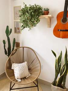 Handwoven <b>Rattan</b> Rope <b>Chair</b> - Product Image 3