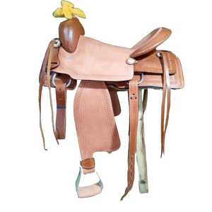 100% selle de dressage en cuir véritable faite à la main selle de course anglaise Western pour l'équitation prix de gros en vrac - Product Image 1