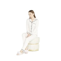 Pyjamas en satin pour femmes Nuisette sexy pour femmes Robe de nuit chaude pour dormir la nuit Grande taille Vêtements de nuit pour femmes