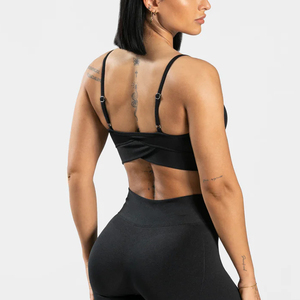 KKXIU เสื้อชั้นในแบบมีสายกันกระแทกบราโยคะสำหรับผู้หญิงบราเซ็กซี่เล่นกีฬาฟิตเนสโยคะ - Product Image 2