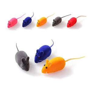 Interactive Pet Squeaky <b>Cat</b> Toy Mouse Set-4 Pcs Play Toys - Product Image 2