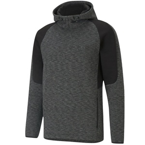 Men's French Fleece Hoodies Long-Sleeve Hooded Pullover Winter-Warm <b>Coats</b> with Zipper Patchwork <b>Lined</b> Jackets with Embroidery - Product Image 1