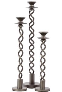 Bougeoir décoratif en métal de couleur noire bougeoirs abordables pour bougeoirs en vrac sur mesure pour décors - Product Image 2