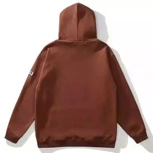 Sweat à capuche en coton pour homme, broderie personnalisée, automne et hiver, polyvalent, style streetwear décontracté, molleton de coton - Product Image 2