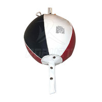INDUSTRIES ROBUST RI-DEB-903 Double extrémité Punching Ball Sac de boxe en cuir PU Utilisation gonflable au sol/plafond