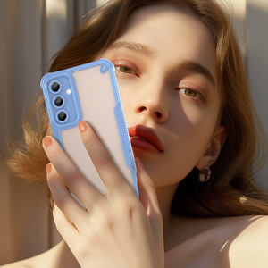 เคสโทรศัพท์ผิวด้านกันกระแทกแบบโปร่งใสฝาหลังแบบแข็งสีด้านหลังแบบใสกึ่งโปร่งแสงสำหรับ A24 Galaxy A25และ A16 - Product Image 2