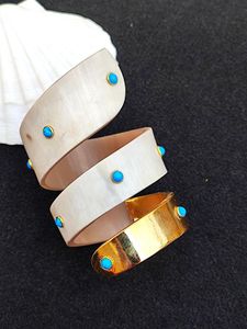 เครื่องประดับแฟชั่นสำหรับผู้ชายและผู้หญิงทำด้วยมือทำจากเขาวัวเขาควายธรรมชาติหรูหรา - Product Image 6