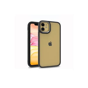 Étui de protection en silicone liquide anti-traces de doigts Premium Flora pour iPhone 12 Plus, coque arrière noire durable, design élégant INS - Product Image 1