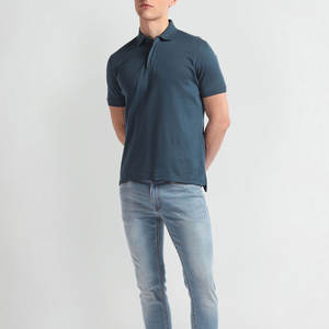 Hombres de moda para camiseta Polo Cómoda tela de algodón Spandex Precio bajo Patrón de impresión Producto de moda - Product Image 4