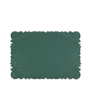 2025Cheap Wholesale Environmentally Pu <b>Leather</b> Anti-Slip Luxury Western Irregular <b>Faux</b> <b>Leather</b> <b>Placemats</b> Pvc <b>Placemats</b> Tablemat - Product Image 5