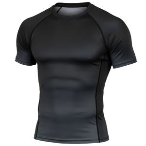 Camiseta de compresión sublimada personalizada para hombres, mujeres y niños, para entrenamiento de MMA, BJJ, Jiu Jitsu No Gi, duradera, al por mayor. - Product Image 1