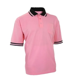 Polo de sport pour arbitre avec bordure marine et blanche, panneau latéral en maille, fabriqué par HS 2026 - Product Image 4