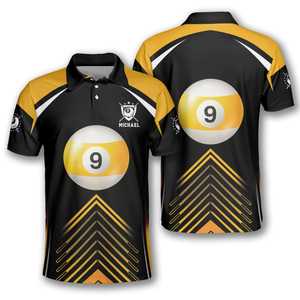 เสื้อทีมโบว์ลิ่งพิมพ์ซับลิเมชันชุดทีมกีฬาเสื้อโบว์ลิ่งผ้าโพลีเอสเตอร์แห้งเร็วน้ำหนักเบา - Product Image 1