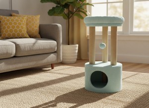 หอคอยแมวแอตแลนตา บลู สกาย แคท ทาวเวอร์ พร้อมของเล่นแสนสนุก - Product Image 4