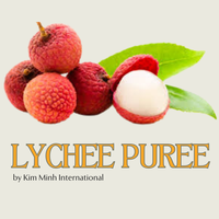 Vietnam Kim Minh International's Natuurlijke Suikervrije 100% Verse Lychee Puree Gesteriliseerde Fruit- en Groentesap 13 Brix Bulk